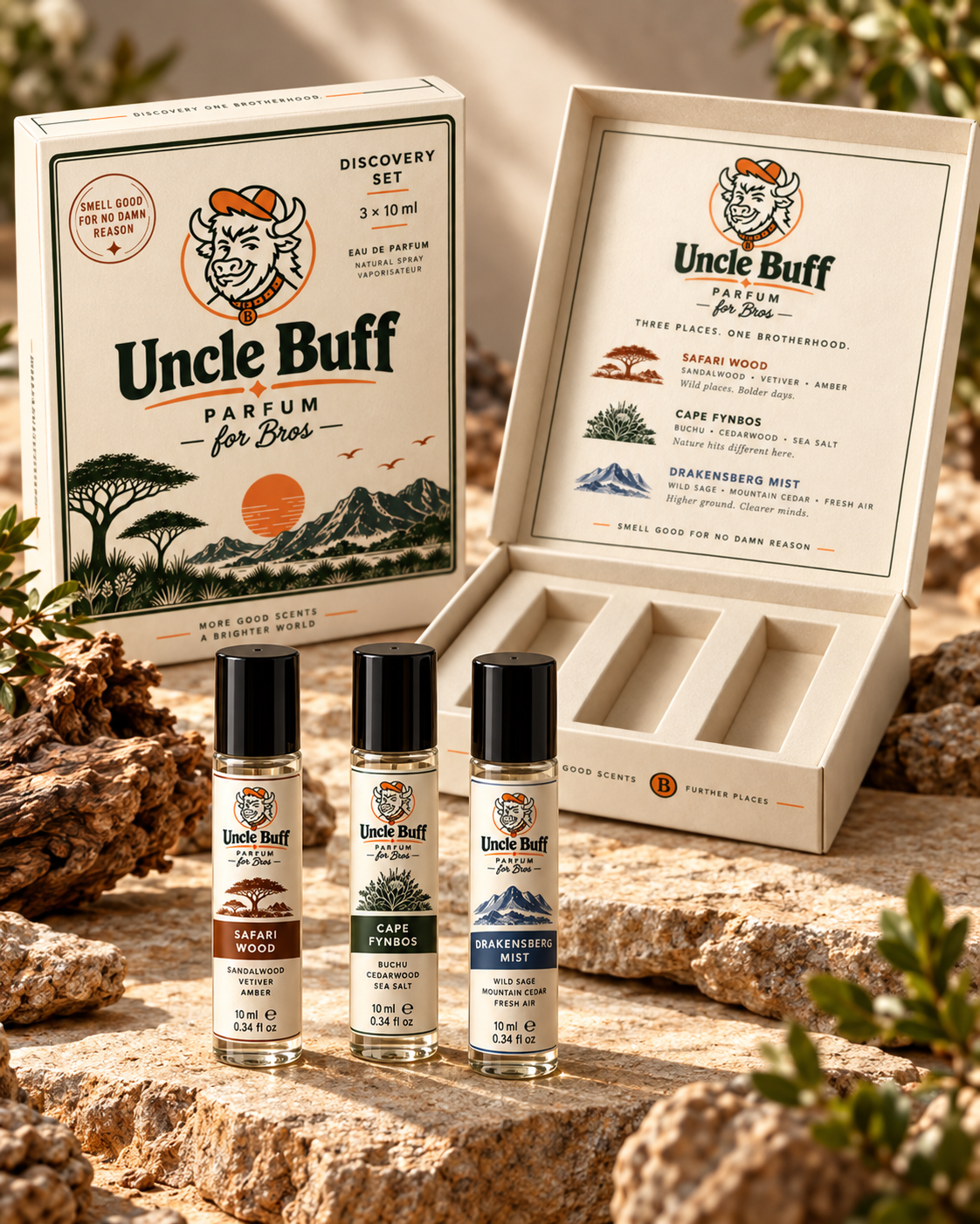 Uncle Buff Discovery/Travel Trio