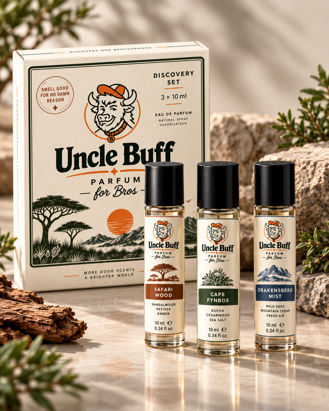 Uncle Buff Discovery/Travel Trio