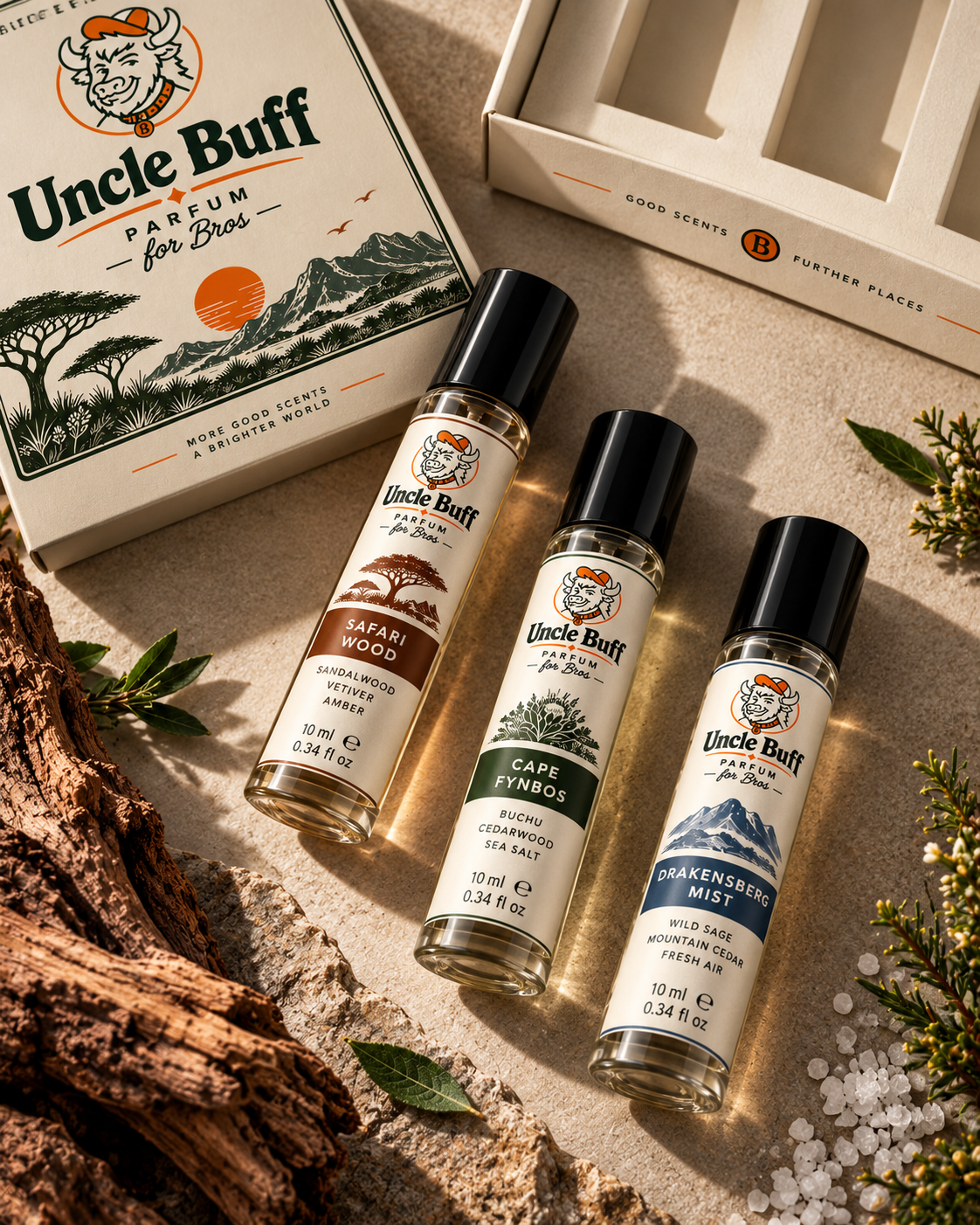 Uncle Buff Discovery/Travel Trio
